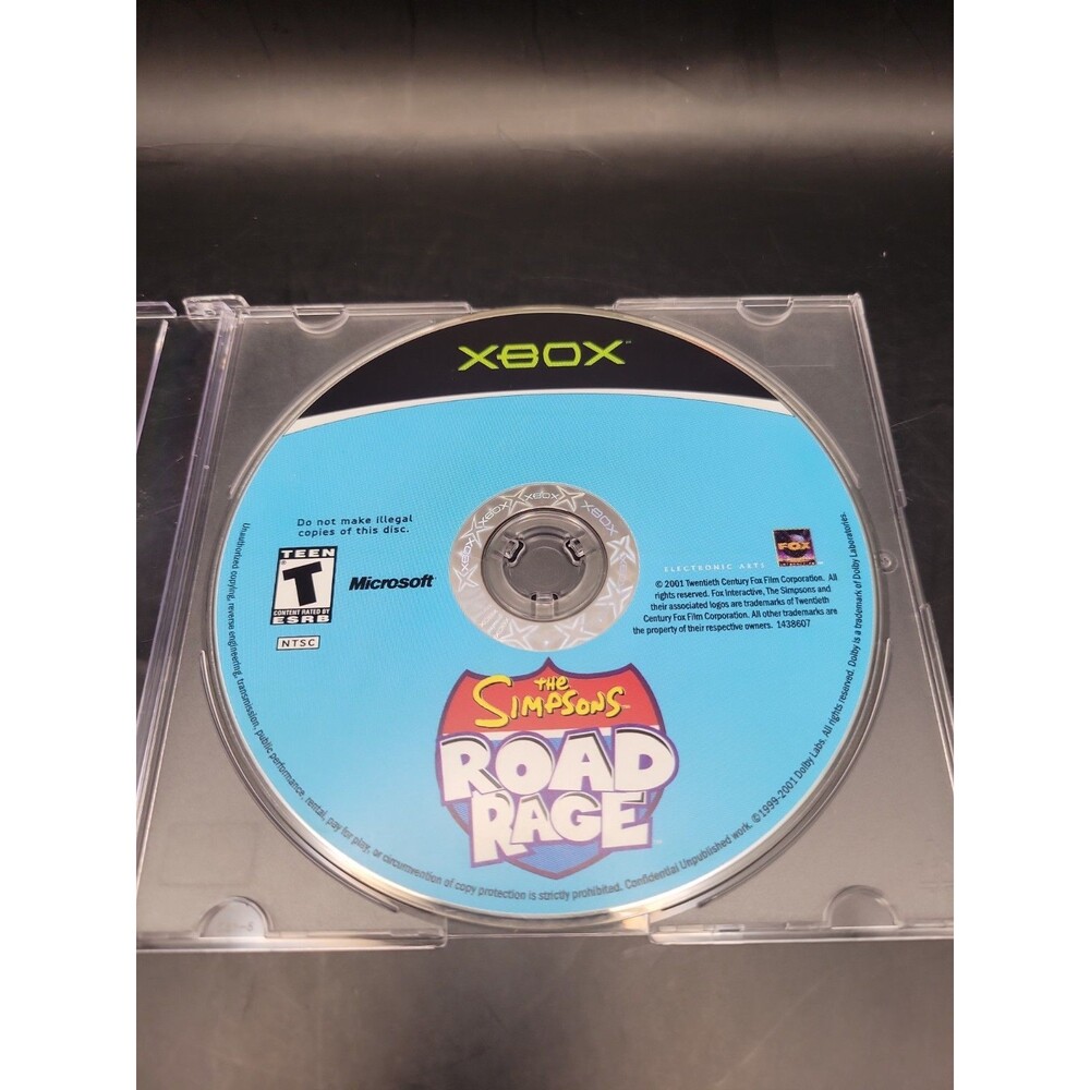 The Simpsons Road Rage Microsoft Xbox Disc only